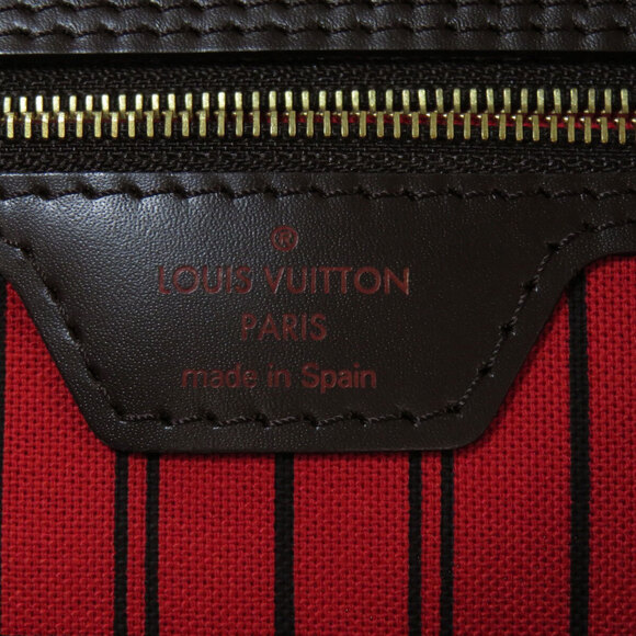 Louis Vuitton Neverfull Damier Canvas Tote Bag - Picture 6 of 10